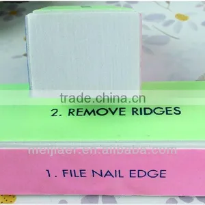2013 Hot Sale Fluorescence Color 4-way Block Nail File thumbnail-1