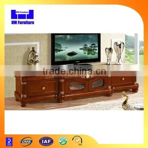 Antique Design Wooden tv Table Lcd Furniture thumbnail-1