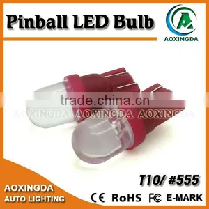 Clear Lens T10 Wedge 555 Flipper Pinball LED Bulb AD DC 6.3V thumbnail-1