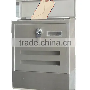 Fashion Modern Stainless Steel Mailboxes, Solar Letter Box, Letter Box With Led Box for Letters thumbnail-4