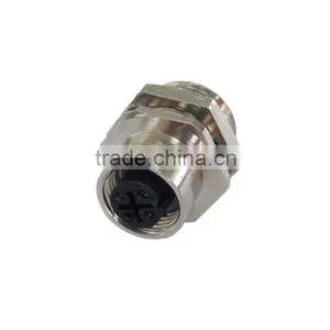 M12 Panel Connector, M12 Metal Connector, M12 Solder Connector, M12 Female Connector (IBEST) thumbnail-1