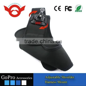 2016 Newest go Pro Camera Adjustable Shoulder Strap Mount for go Pro Hero Camera Xiaomi yi Camera thumbnail-5