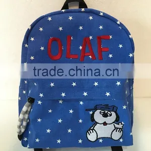 2# Personalized Sturdy Canvas Bag With Cute Logo for Children thumbnail-4