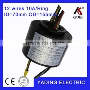 SRH70155 12P Slip Ring for Cable Reel 70 Mm. OD150mm. 12Wires, 10A 12 Wires thumbnail-1