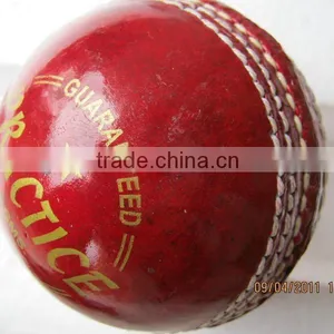 Practice Leather Cricket Ball thumbnail-1