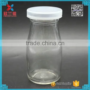 100ML Clear Round Bottle for Milk thumbnail-3