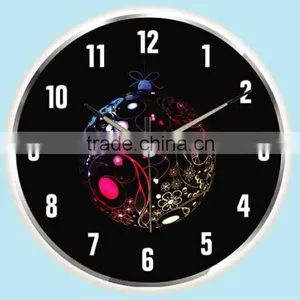 12" Smart Light Silence Metal Wall Clock thumbnail-1