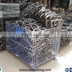 Metal Collapsible Storage Stacking Tyre Rack or Cage thumbnail-6