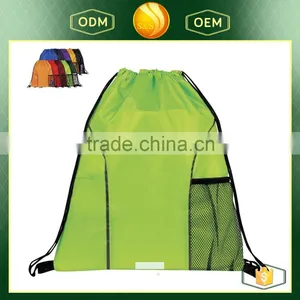 Foldablel Nylon Large Capacity Water Resistant Drawsting Backpack thumbnail-3