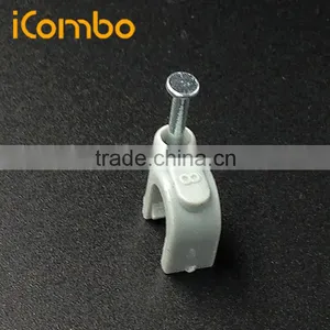 8mm Plastic Stainless Steel Cable Clamps Tidy Solutions Clamps thumbnail-1