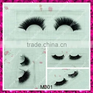 Qingdao False Eyelash Manufacturer Charming Look Mink Hair Lashes Thick Style thumbnail-1