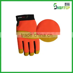 Customized Heavy Duty Anti-Slip Pilot Leather Glove thumbnail-2