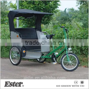 Adult Pedal Passenger Tricycle With 21 Speed thumbnail-1