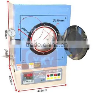 1200C Hi-Vacuum Chamber Furnace With Quartz Chamber / High Vacuum Chamber Furnace thumbnail-2
