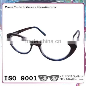 Cat Eye Shape With Gradient Colors Glasses Frame thumbnail-5