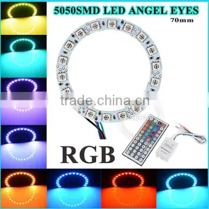 Good Quality 50mm DC12V Black PCB Full Circle Anegel Eyes for Honda City Led Lights thumbnail-4