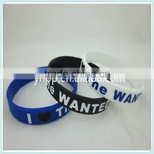 Bulk Cheap Promotional Silicone Wristband Bracelet, Debossed Logo thumbnail-5