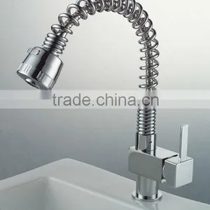 China New Brass Chromed Spring Kitchen Faucet Mixer Faucet(QH0781) thumbnail-1