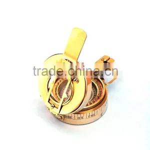 Nautical Solid Brass Engineering Lensatic Compass 13429 thumbnail-5