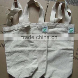 Bottle Canvas Cotton Wine Bag With Cotton Webbing thumbnail-1
