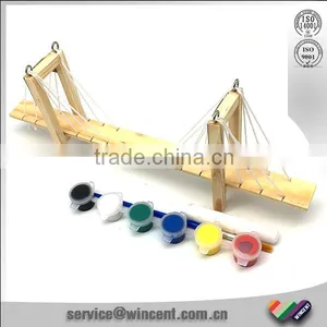Kids 3D Wooden Bridge Toy thumbnail-1