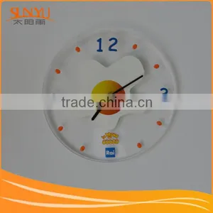 Fashion Egg Shaped Acrylic Wall Clock thumbnail-1