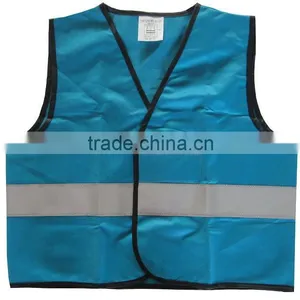 EN1150 Roadway Warning 100%polyester Child Safety Vest thumbnail-1
