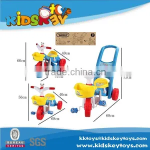 Wholesale Children Ride on Car 3 in 1 Multi-function Children Ride on Car Bicycle Children thumbnail-1