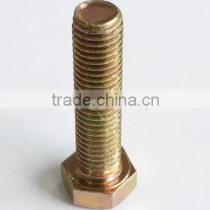 DIN933 Yellow Zinc Hexagon Bolts thumbnail-2
