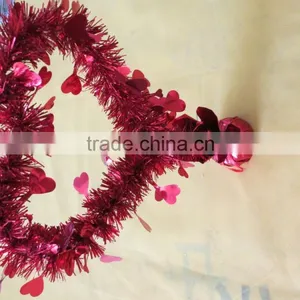 36X22cm PET Red Heart Valentine's Day Centerpiece Decoration thumbnail-2