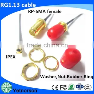 Ufl Ipex to SMA 1.13 1.37 Jumper Pigtail Cable Assembly Antenna Accessory Connecting Modem Cable thumbnail-4