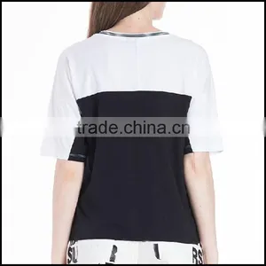 Wholesale Womens Round Neck Custom Screen Printed Tshirts thumbnail-4
