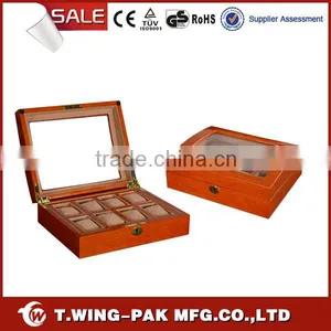 Velvet Watch Jewelry Box Yellow-mud Boxes for Watches Have Wide Range of Watch Box thumbnail-1