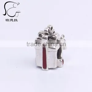 Namel ew New Desing ed Red Enamel Charm Beads thumbnail-1