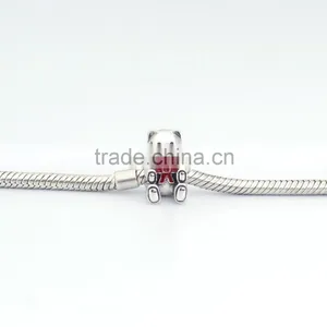 Lucky Floating Freedom Bear Charms Wholesale thumbnail-4