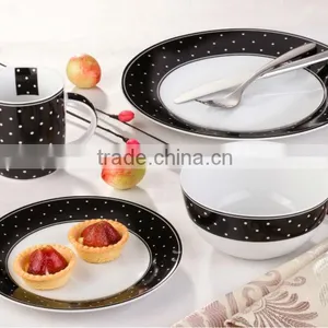 Round Shape Fine Porcelain Dinner Plate thumbnail-1