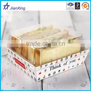 Sandwich and Bread Plastic Blister Pacakging Box With Clear Cover thumbnail-1