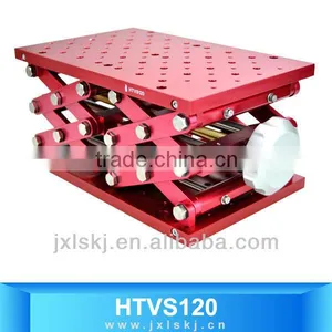 High Precision Manual Scissor Vertical Translation Stage Lab Jack HTVS120 thumbnail-1