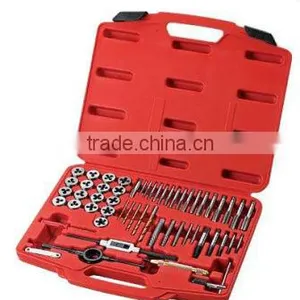 56PCS INCH TAP & DIE & DRILL & SCREW EXTRACTOR SET thumbnail-1