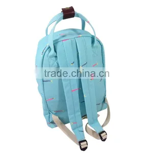 Women's Bags Backpacks Women Fresh Denim Lace Backpack Girls Teenager School Bags Ladies Casual Travel Canvas Backpack thumbnail-2