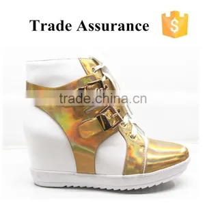 2015 Newest Fashion Women Patent Leather Boots thumbnail-1