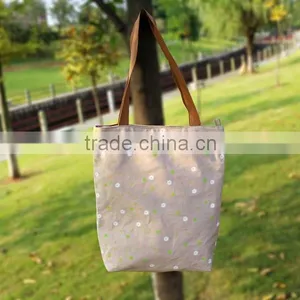 2016 Hot Selling Beach Tote Bag Cotton Canvas Beach Bag thumbnail-3