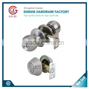 High Safe Stainless Steel Entrance Lockset Kwikset Deadbolt Combo Lock thumbnail-1