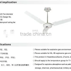 BAS51 China Supplier Aluminum Alloy Explosion Proof Adjustable Ceiling Fan thumbnail-2