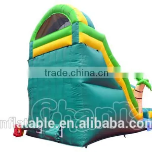 Inflatable Palm Tree Water Slide, Inflatable Water Slide Pool, Tropical Water Slide thumbnail-4