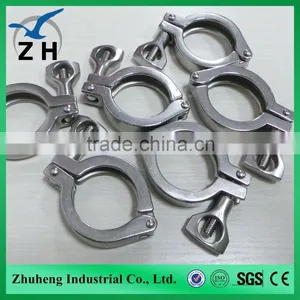 High Quality Food Grade 1.5" Quick Clamp Pipe Fittings thumbnail-2