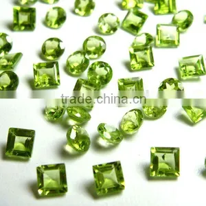 Peridot Faceted Mix Lot thumbnail-1