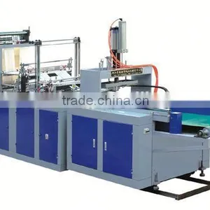HQ-450x2 Full Automatic Double Lines Plastic T-shirt Bag Making Machine: thumbnail-1