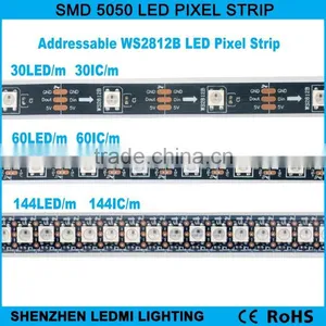WS2812B Addressable Smart Led Pixel Strip Tape Dc5v 30/60/144led/m thumbnail-1