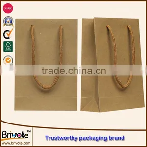 Kraft Paper Sandwich Bag Kraft Paper Poly Lined Bag Kraft Paper Shopping Bag Quality Choice thumbnail-3